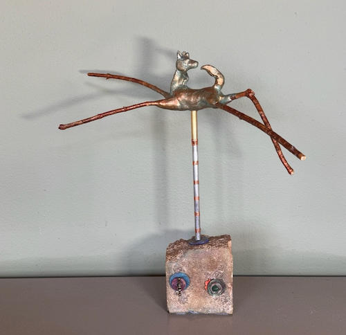 A New Twist 16x16x2 $700 at Hunter Wolff Gallery